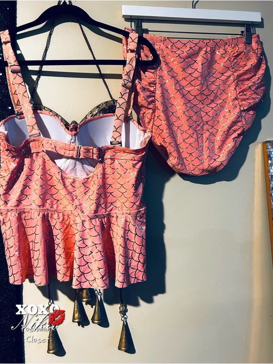 Mermaid Scale Two-Piece Swim Set - Size OX - Picture 2 of 5